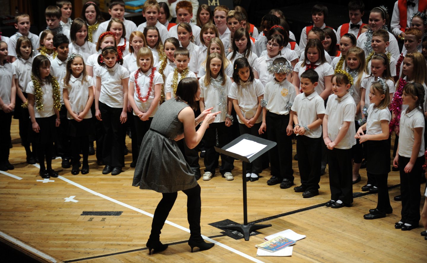 Portlethen Primary School choir directed by Lorna Baker