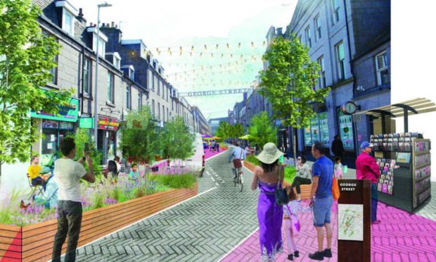 Mini-park outside John Lewis, rooftop bar at Bon Accord Centre and outdoor cinema to be ‘explored’ as vision for George Street agreed
