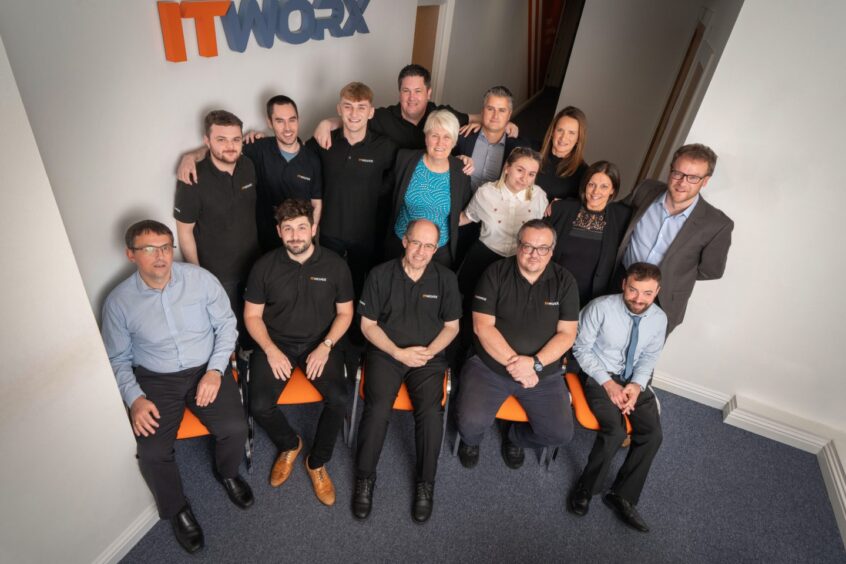 Staff at ITWorx UK are celebrating a record year.