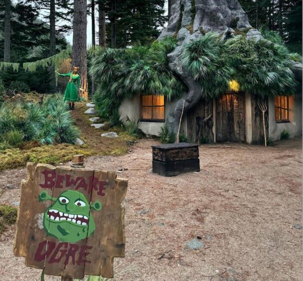 Shrek's swamp Airbnb in Newtonmore, Inverness-shire.