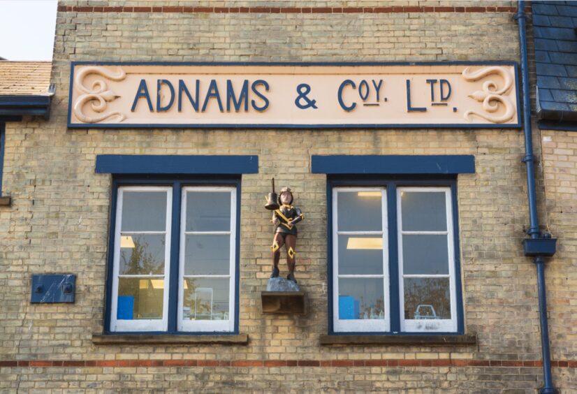 Adnams' brewery. in Southwold, Suffolk. 