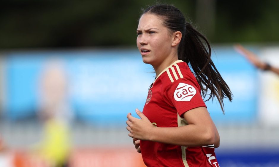 Aberdeen Women midfielder Phoebe Murray.