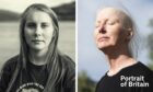 Isle of Skye photographer Isabelle Law (left) is on the Portrait of Britain shortlist for capturing an image of her mother Debbie (right) during her fifth round of chemotherapy.