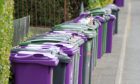 Bins lined up