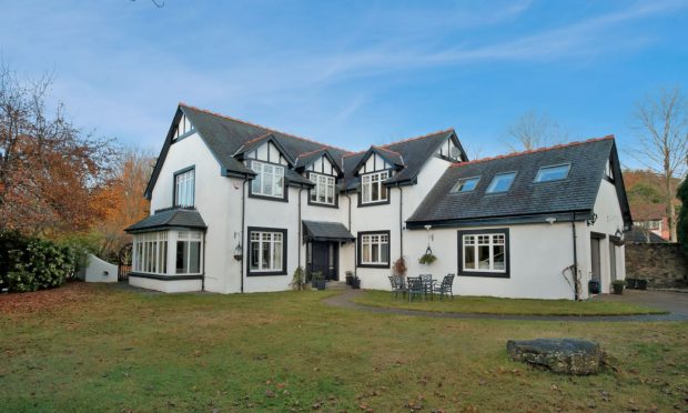 Baillieswells Lodge in the suburb of Bieldside, to the west of Aberdeen.