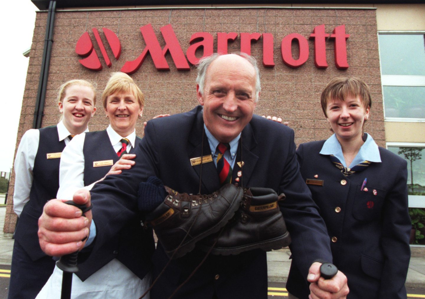Staff at the Dyce Marriott