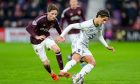 Yan Dhanda in action against Hearts. Image: Shutterstock.