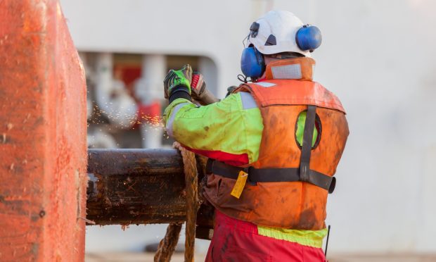 North Sea oil and gas worker.