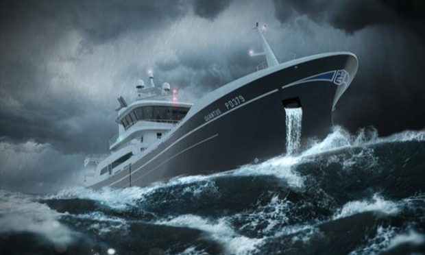 PTG will supply systems for fishing vessels incuding the new Quantus (artist's impression shown), destined for Peterhead. Image: Salt Ship Design