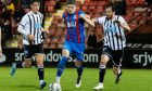 Caley Thistle midfielder Charlie Gilmour in action against Dunfermline Athletic.