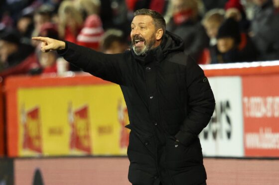 Kilmarnock boss Derek McInnes guided his side to a 1-0 win at Aberdeen on Wednesday. Image: SNS