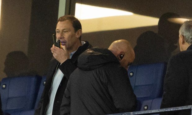 Inverness manager Duncan Ferguson was sent to the stand for two bookings. Image:
Mark Scates/SNS Group