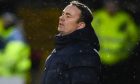 Ross County manager Derek Adams during his side's defeat to Dundee. Image: SNS