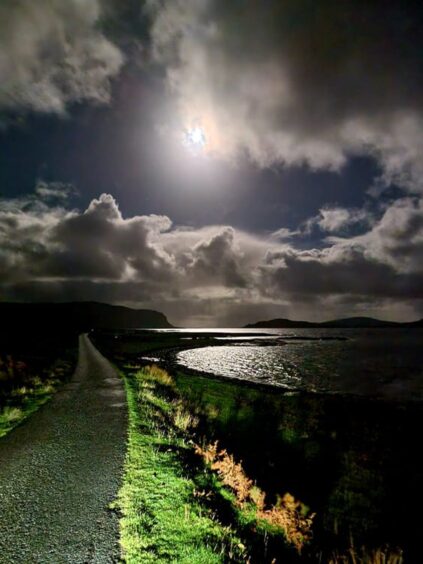 Mull and Iona's binman photographer takes photos from his route around the island, including this eerie looking scene.