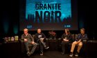 Granite Noir in a previous year with four speakers for a Q&A on stage in Aberdeen.