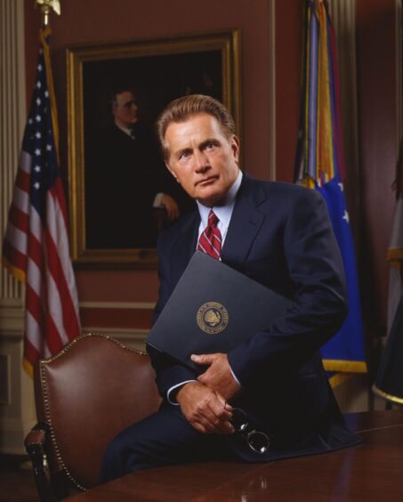 Martin Sheen as Jed Bartlet inThe West Wing. 