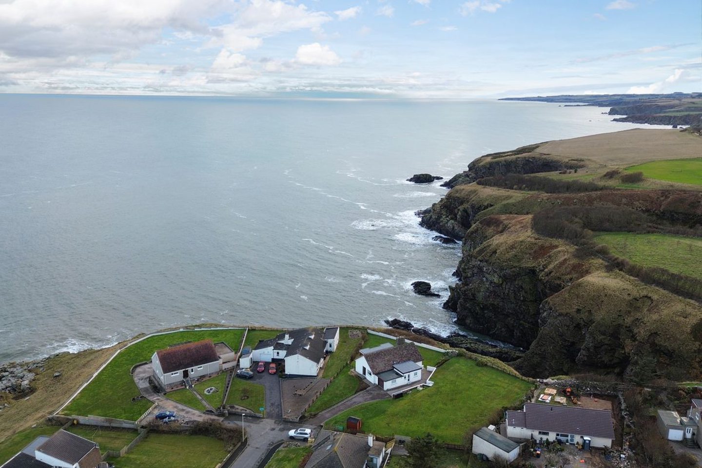 Newtonhill clifftop house for sale with North Sea views