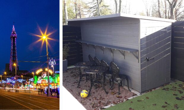 This shed in a Cults garden is said to outshine the Blackpool illuminations. Image: Shutterstock/Aberdeen City Council
