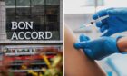 The Aberdeen vaccination centre will remain in the Bon Accord Centre for at least another year.