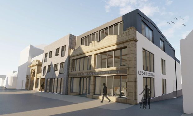 Artist impression of Junners building redeveloped.