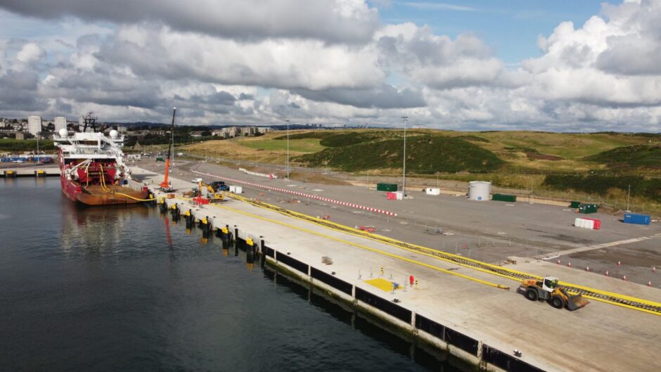 Aberdeen South Harbour.