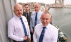 Peterhead Port Authority management team members Ian Downie, Ewan Rattray, Keith Mackie and acting chief executive Stephen Paterson.