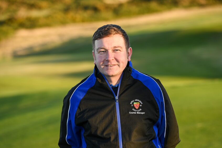 Richard Johnstone - Royal Aberdeen's new course manager. Image: Darrell Benns/DC Thomson.