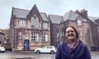 Chairwoman of Kincardine and Mearns Youth Clubs Dawn Black stands in front of the former Sea Cadet hall in Stonehaven.