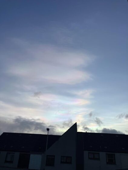 Nacreous clouds