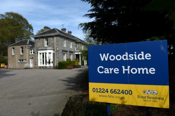 The former Woodside Care Home in Aberdeen.