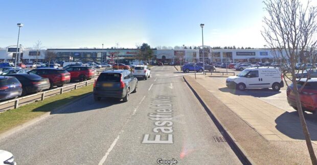 Eastfield Way car park in Inverness