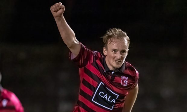 Jamie Michie, pictured during his time with Inverurie Locos, has signed for Forres Mechanics.