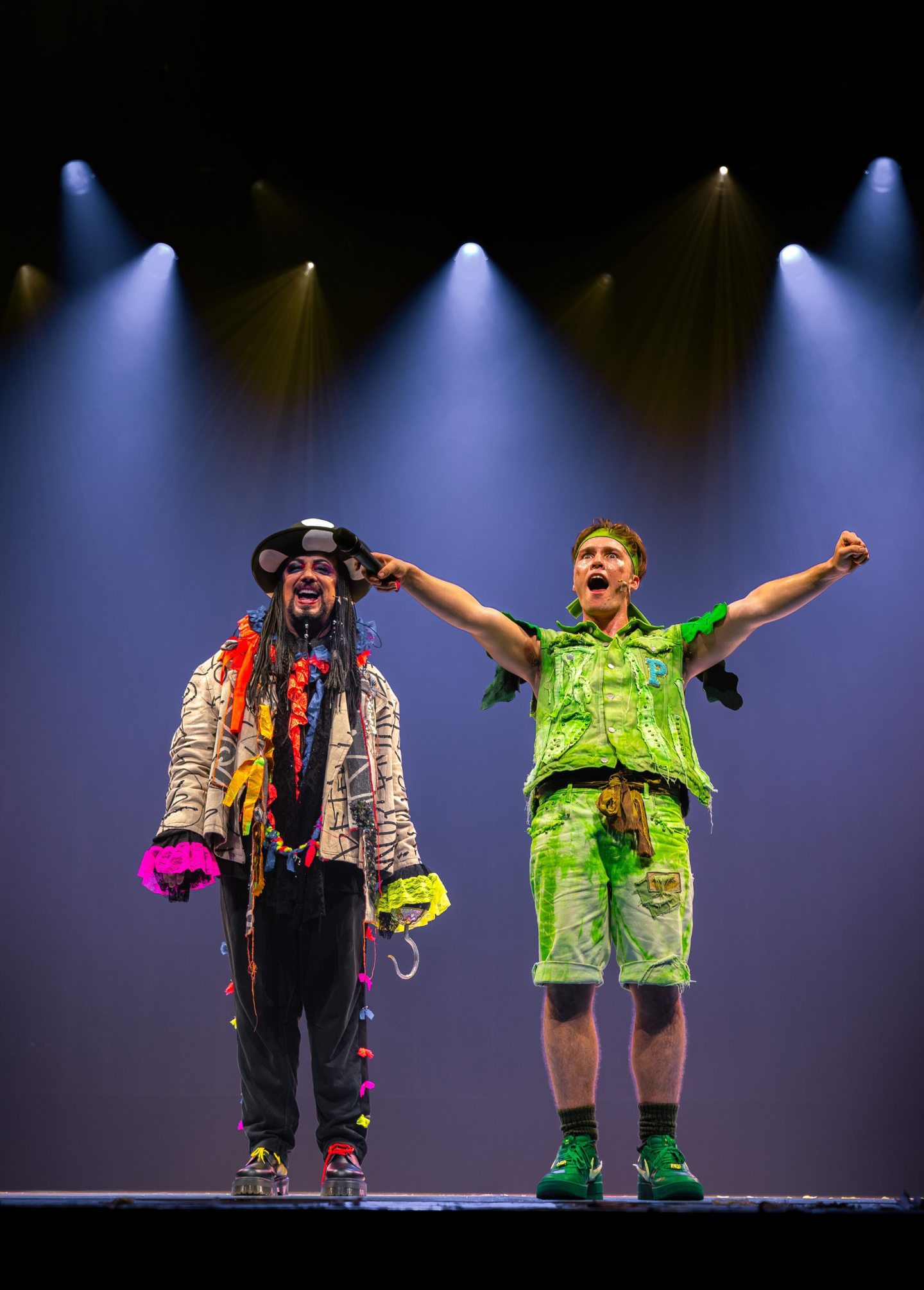 Boy George and Jordan Conway in Peter Pan coming to P&J Live. 