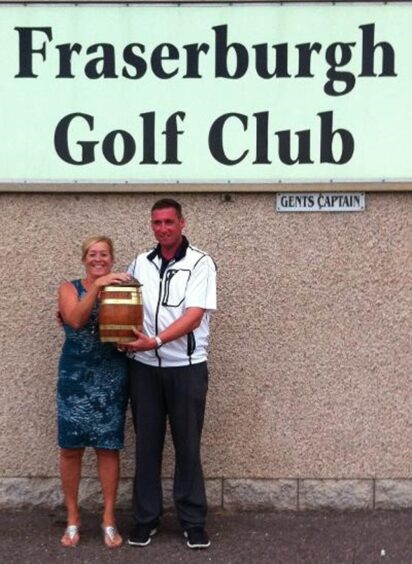 Fraserburgh Golf Club champion Justin Duff