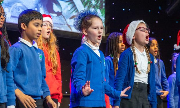 WATCH: Charleston Primary sing Underneath the Tree at P&J/Evening Express Christmas Concert 2023