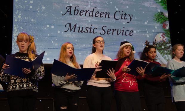 WATCH: Aberdeen City Music Service sing Winter Song at P&J/Evening Express Christmas Concert 2023