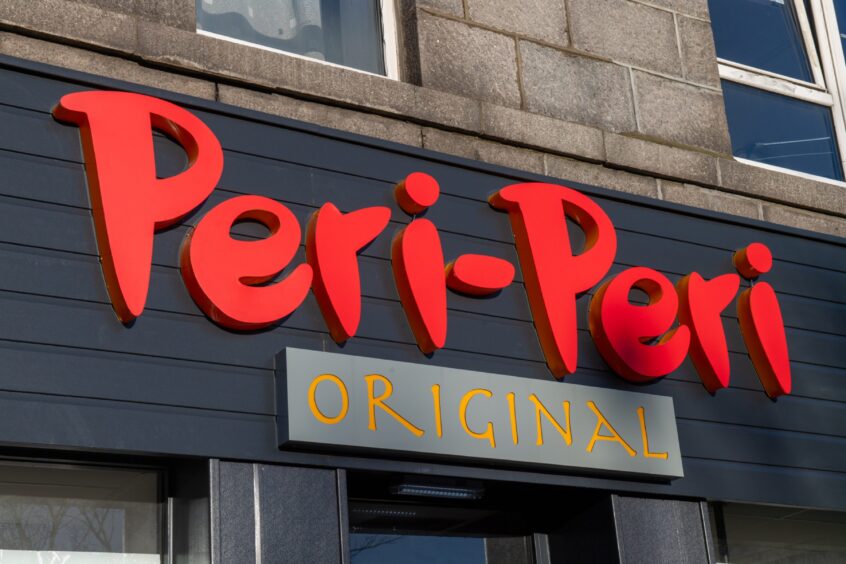 Peri Peri Original on Hutcheon Street, Aberdeen.