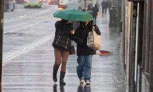 The Granite City is braced for a downpour. Image: Kenny Elrick/DC Thomson