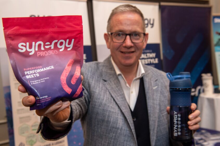 Mr Innes is an ambassador for Synergy health supplements. 