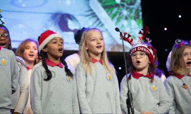 WATCH: Holy Family RC Primary sing Carol of the Bells at P&J/Evening Express Christmas Concert 2023