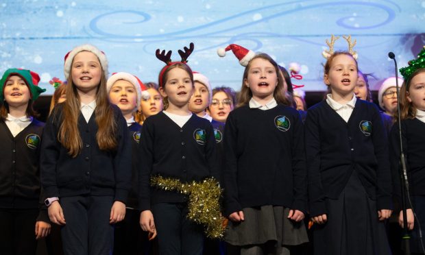 WATCH: Midmill Primary School sing I Want a Hippopotamus for Christmas at P&J/Evening Express Christmas Concert 2023