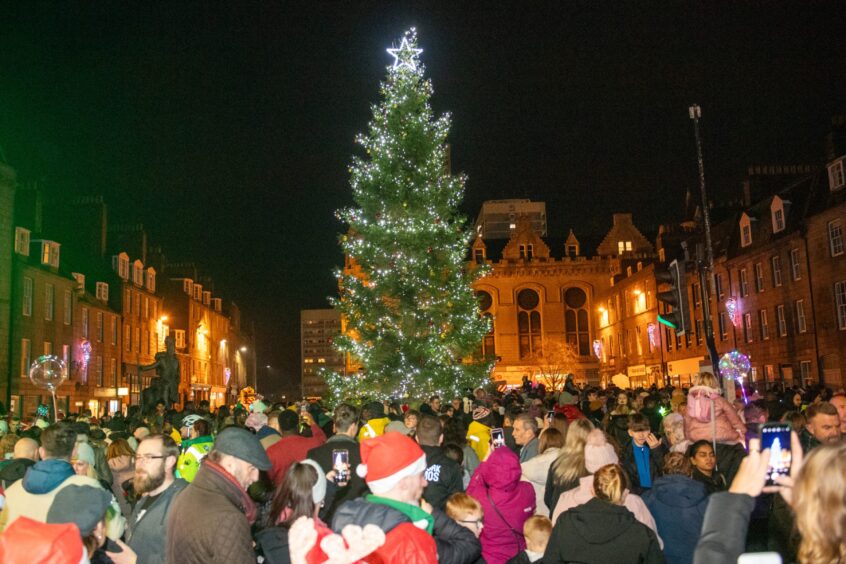 Aberdeen's Christmas Tree.