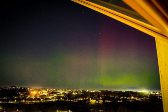 The Northern Lights could be visible when darkness falls.