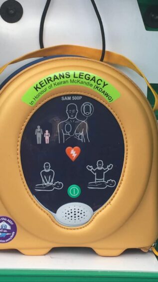 Keiran's Legacy defibrillator 