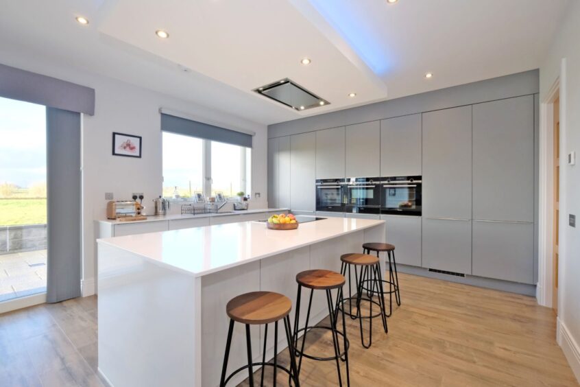 The kitchen in the modern home near Newburgh 