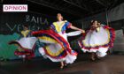 Baila Venezuela performing at this year's Aberdeen Mela, a celebration of multiculturalism in the north-east of Scotland. Image: Kenny Elrick/DC Thomson