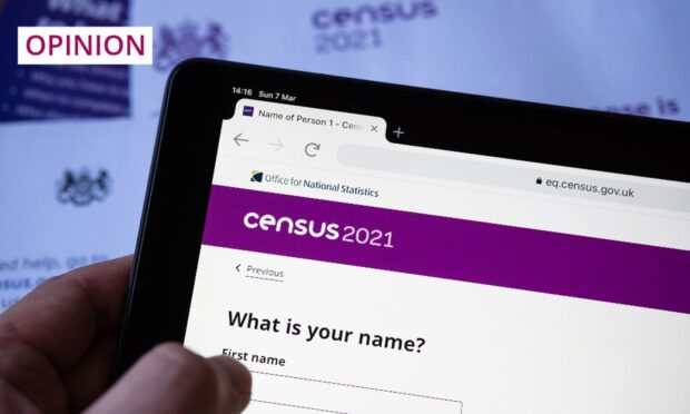 The digital version of 2021's England and Wales census questionnaire. Scotland's version came later and was not as successful. Image: mundissima/Shutterstock