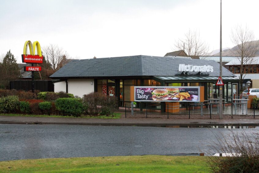 McDonalds at Fort William has put a ban in place. 