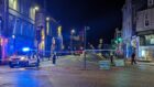 Police cordoned off an area of the city centre. Image: DC Thomson