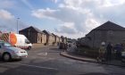 Moray Road in Fraserburgh was cordoned off following a gas explosion. Image: DC Thomson